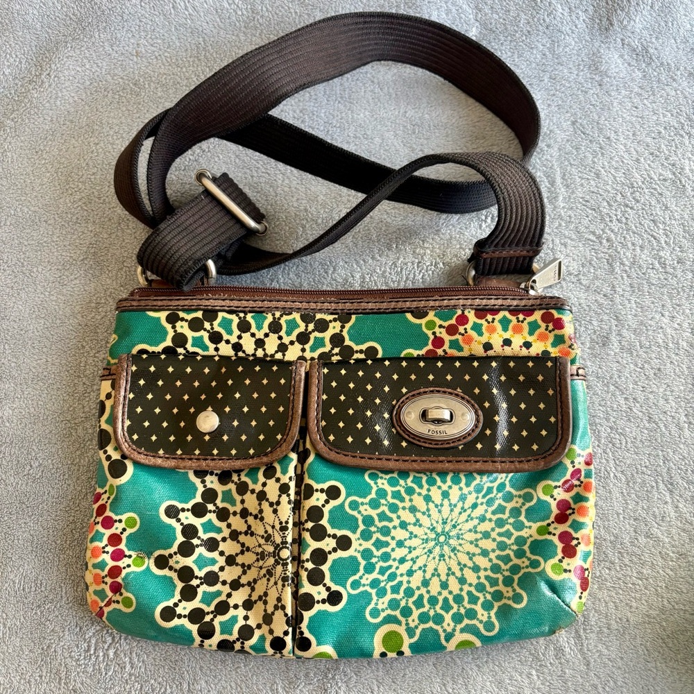 Vintage Y2K fossil crossbody‎ bag